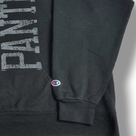 Champion Point University Panthers Hoodie Black HPU Hooded Sweatshirt Mens 2XL. - Picture 5 of 8